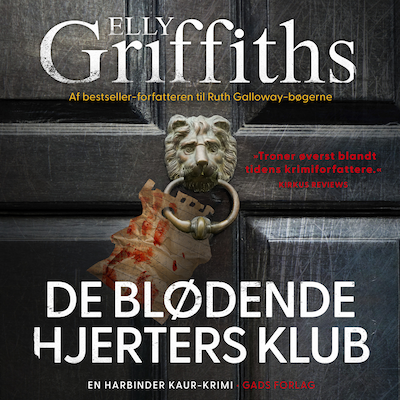 De blødende hjerters klub – omslag til lydbogen af Elly Griffiths