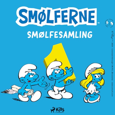 Smølferne - Smølfesamling 1 – omslag til lydbogen af Peyo