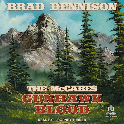 Gunhawk Blood – omslag til lydbogen af Brad Dennison