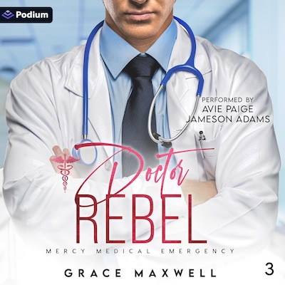 Doctor Rebel – omslag til lydbogen af Grace Maxwell