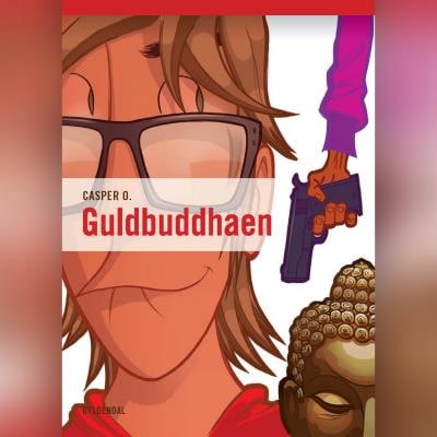 Guldbuddhaen – omslag til lydbogen af Casper O. Jacobsen