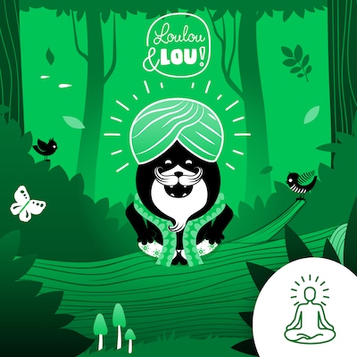 Meditation: Super-Speed – omslag til lydbogen af Loulou en Lou