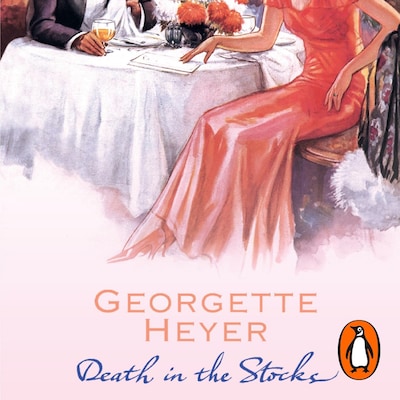 Death in the Stocks – omslag til lydbogen af Georgette Heyer