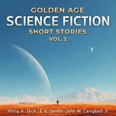 Golden Age Science Fiction Short Stories Vol. 2 – omslag til lydbogen af Philip K. Dick, E. E. Smith, John W. Campbell, Jr.