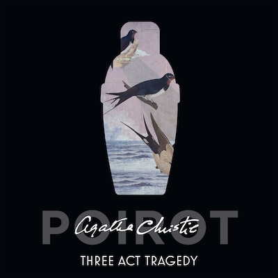 Three Act Tragedy – omslag til lydbogen af Agatha Christie
