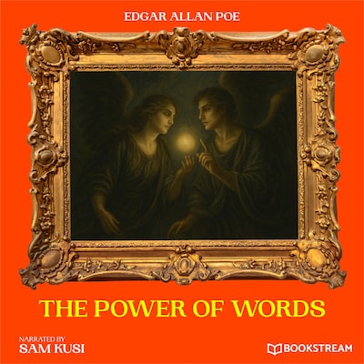 The Power of Words – omslag til lydbogen af Edgar Allan Poe