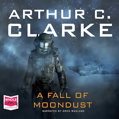 A Fall of Moondust – omslag til lydbogen af Arthur C. Clarke