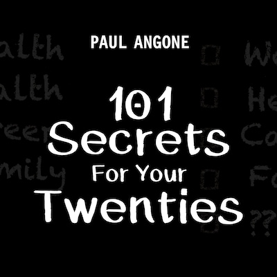 101 Secrets For Your Twenties – omslag til lydbogen af Paul Angone