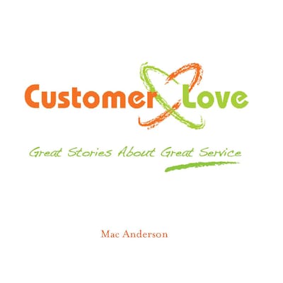 Customer Love – omslag til lydbogen af Mac Anderson