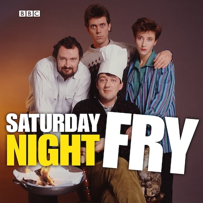 Saturday Night Fry – omslag til lydbogen af Stephen Fry