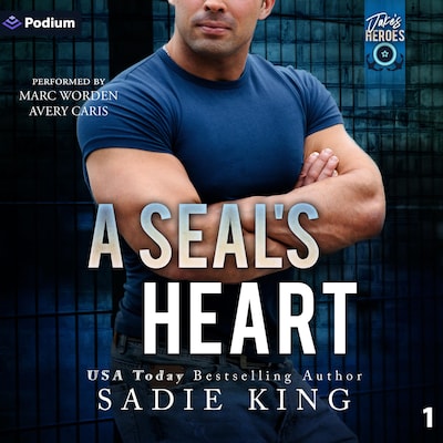 A SEAL's Heart – omslag til lydbogen af Sadie King