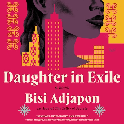 Daughter in Exile – omslag til lydbogen af Bisi Adjapon