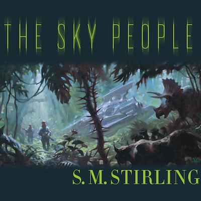 The Sky People – omslag til lydbogen af S. M. Stirling