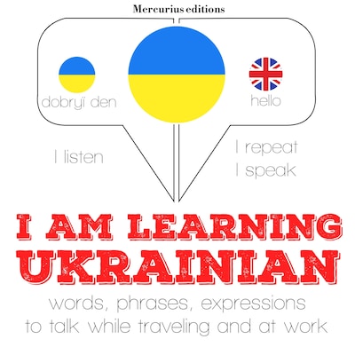 I am learning Ukrainian – omslag van het luisterboek van JM Gardner