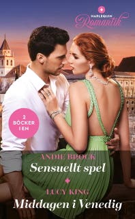 Sensuellt spel / Middagen i Venedig – omslag till ljudboken av Andie Brock,Lucy King