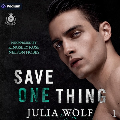 Save One Thing – omslag til lydbogen af Julia Wolf