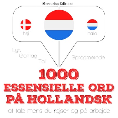 1000 essentielle ord på hollandsk – omslag til lydbogen af JM Gardner