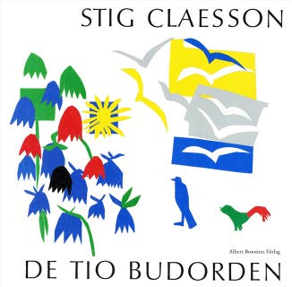 De tio budorden – omslag till ljudboken av Stig Claesson