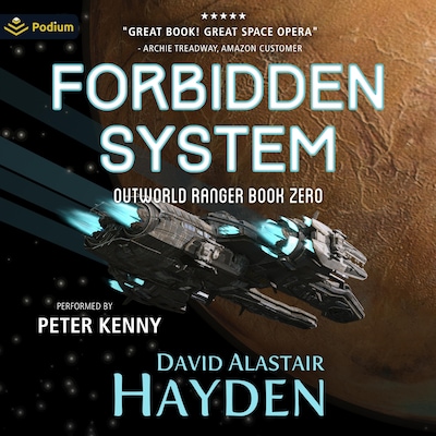 Forbidden System – omslag til lydbogen af David Alastair Hayden