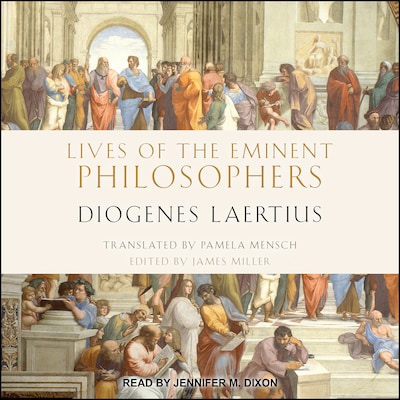 Lives of the Eminent Philosophers – omslag til lydbogen af Diogenes Laertius