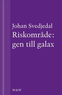 Riskområde: gen till galax: Om synen på teknik i svensk skönlitteratur under efterkrigstiden – omslag till ljudboken av Johan Svedjedal
