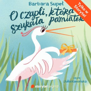 O czapli, która szukała pamiątek – okładka audiobooka, autor Barbara Supeł