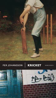 Kricket – omslag till ljudboken av Per Johansson