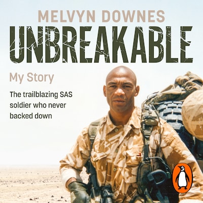 Unbreakable – omslag til lydbogen af Melvyn Downes