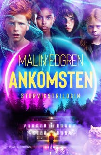 Ankomsten – omslag till ljudboken av Malin Edgren