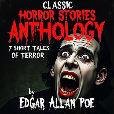 Classic Horror Stories Anthology. 7 Short Tales of Terror – omslag til lydbogen af Edgar Allan Poe