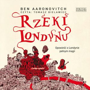 Rzeki Londynu – okładka audiobooka, autor Ben Aaronovitch