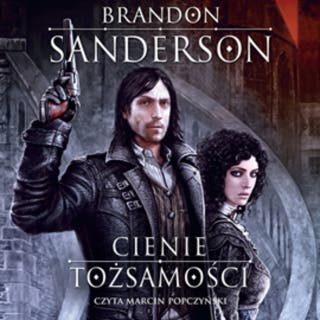 Cienie tożsamości – okładka audiobooka, autor Brandon Sanderson