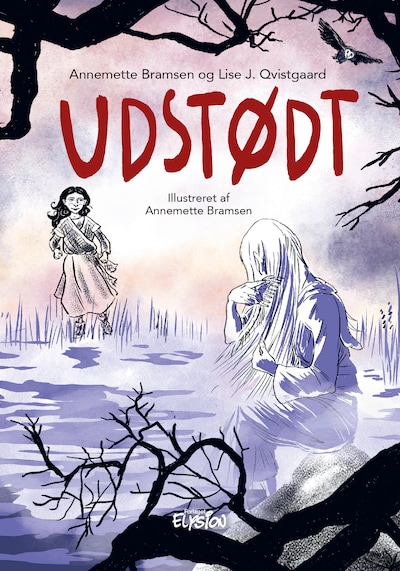 Udstødt – omslag til lydbogen af Lise J. Qvistgaard, Annemette Bramsen