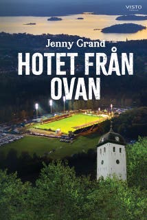 Hotet från ovan – omslag till ljudboken av Jenny Grand