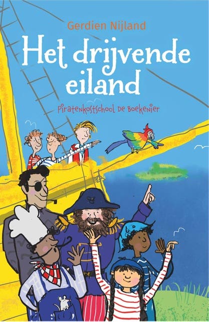 Het drijvende eiland – omslag van het luisterboek van Gerdien Nijland