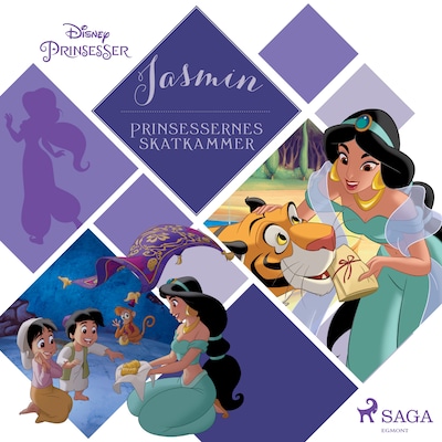 Prinsessernes skatkammer - Jasmin – omslag til lydbogen af Disney