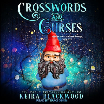 Crosswords and Curses – omslag til lydbogen af Keira Blackwood