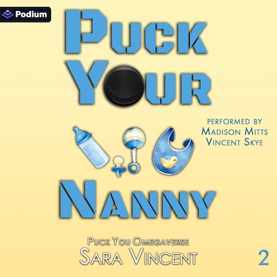 Puck Your Nanny – omslag til lydbogen af Sara Vincent
