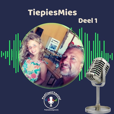 TiepiesMies – omslag van het luisterboek van Jarno Hogeweg, Tiepies Mies