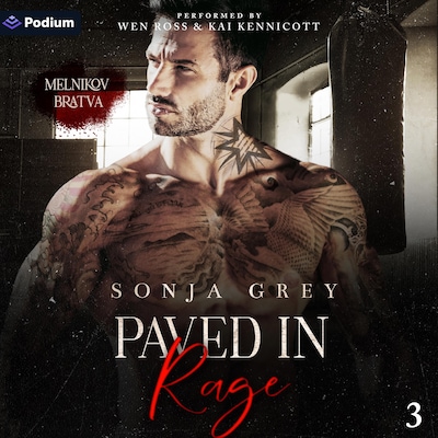 Paved in Rage – omslag til lydbogen af Sonja Grey