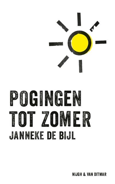 Pogingen tot zomer: 573 zwartgallige observaties – omslag van het luisterboek van Janneke de Bijl