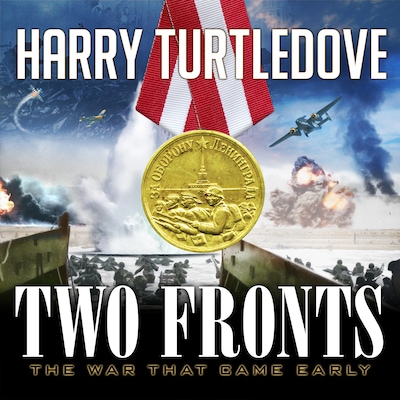 Two Fronts – omslag til lydbogen af Harry Turtledove