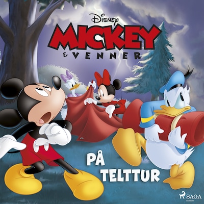 Mickey og vennerne - På telttur – omslag til lydbogen af Disney