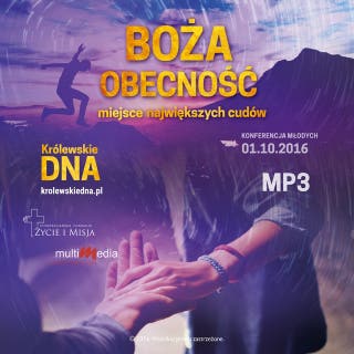 Królewskie DNA – Boża obecność – okładka audiobooka, autor Marcin Tomczyk, Sylwia Pinkas, Marcin Zieliński