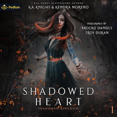 Shadowed Heart – omslag til lydbogen af K.A. Knight, Kendra Moreno
