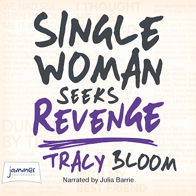 Single Woman Seeks Revenge – omslag til lydbogen af Tracy Bloom