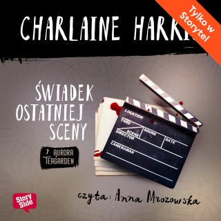 Świadek ostatniej sceny – okładka audiobooka, autor Charlaine Harris