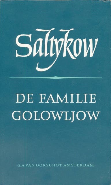 De familie Golowljow – omslag van het luisterboek van M. Saltykov