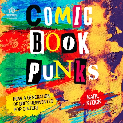 Comic Book Punks – omslag til lydbogen af Karl Stock