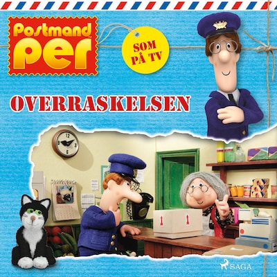 Postmand Per - Overraskelsen – omslag til lydbogen af John A. Cunliffe